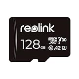 Reolink 128GB microSDXC Speicherkarte, Klasse 10 A2 U3 TF Speicherkarte, kompatibel mit Reolink Überwachungskamera