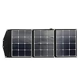 WATTSTUNDE Sunfolder Solartasche - Mobiles 12V Outdoor Solarpanel - faltbares Solarmodul ohne Laderegler (140W)