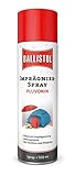 BALLISTOL 25010 Imprägnier-Spray Pluvonin 500ml – Universal-Imprägnierung, Atmungsaktiv, Textilien und Wildleder
