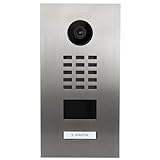 DoorBird D2101V IP Video Türstation, Edelstahl V2A | Video-Türsprechanlage mit 1 Ruftaste, RFID, HD-Video, Bewegungssensor
