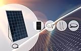 Home-Solar-Modul 360Wp (HSM360 Wp + Gestell + Anschlusskabel'Schuko' 5m)
