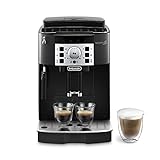 De'Longhi Magnifica S ECAM 22.110.B Kaffeevollautomat mit Milchaufschäumdüse für Cappuccino, mit Espresso Direktwahltasten und Drehregler, 2-Tassen-Funktion, 1,8 Liter Wassertank, Schwarz/Silber