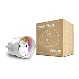FIBARO Wall Plug / Z-Wave Plus Smart Steckdose Plug mit Leistungsmessung Typ E, FGWPE-102