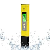 flintronic PH-Messgerät, PH-Tester, PH-Wasserqualitätstester, Wasserqualitätsmessgerät, LCD-Display mit Hintergrundbeleuchtung, 0-14 pH-Messbereich-±0,1 pH-Genauigkeit, für Schwimmbad, Spa