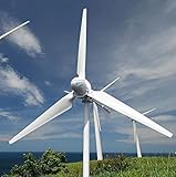 5000W Windkraftanlage Kits 48V 96V 220V Netzkopplung System 5KW Horizontale Windgenerator Komplett-Set 3 Blätter Hocheffizient Windräder