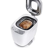 Arendo - Brotbackautomat - Brotbackmaschine 12 Programme - glutenfrei Backen - 700-1000 g - Direktantrieb - Brotbackkammer mit Sichtfenster - Warmhaltefunktion - Antihaftbeschichtung - BPA-frei