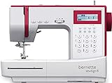 Bernette Sew&GO8 - Computer-Nähmaschine mit 197 Nähprogramme, Freiarm, Multifunktionsdisplay, Nähen, Patchen, Quilten