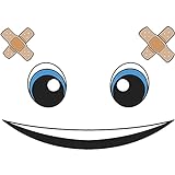 WALWI Aufkleber Gesicht Augen für Saugroboter Staubroboter Mähroboter Wischroboter Thermomix Staubsaugerroboter Mülltonnen Deko Sticker Set Roboter (Friendly Boy)