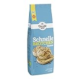 Bauckhof Schnelle-Brötchen-Backmischung mit Saaten, glutenfrei (500 g) - Bio