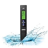 ARKA myAQUA® pH-Messgerät - Messbereich: 0-14 pH, ideal für Meerwasser- & Süßwasseraquarium, Pool, Teich, Osmosewasser, Trinkwasser und viele weitere Flüssigkeiten, inkl. Kalibrierungspulver,