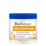 BioNatura feste Gold-Schmierseife zur gründlichen Reinigung, bio & vegan (1 x 500 g)