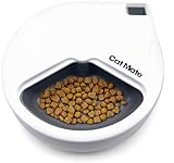 Cat Mate C300 Automatischer Tierfutterautomat mit 3 Näpfen und digitalem Timer, für Katzen und kleine Hunde, für nasses und trockenes Tierfutter, 3 Mahlzeiten