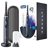 Oral-B iO Series 8 Elektrische Zahnbürste/Electric Toothbrush, 6 Putzmodi für Zahnpflege, Magnet-Technologie, Farbdisplay & Reiseetui, Limited Edition, Geschenk Mann/Frau, black onyx