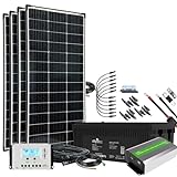 Offgridtec Autark XXL-Master 600W Solaranlage - 2000W AC Leistung 260Ah AGM Akku 12V 230V