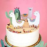 Regendeko 10 Stück Alpaka Kaktus Die Wüste Kinder Party Kuchendekoration Cake Toppers Geburtstagskuchen Deko