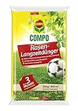 COMPO Rasen-Langzeitdünger, 3 Monate Langzeitwirkung, Feingranulat, 20 kg, 800 m²