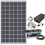 Stand-Alone Solaranlage PV-Anlage 1000W AC/Panel, Batterieladeregler, Sinus-Wechselrichter